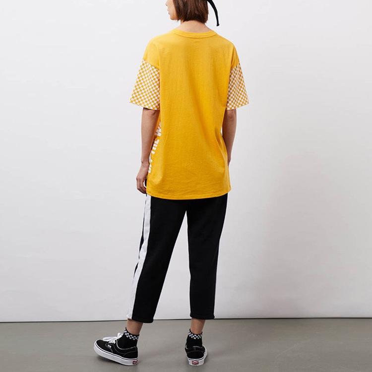 Vans Sport Casual Patchwork Knitted Cuffed Sweatpants Women bottoms Black VN0A3ZONBLK