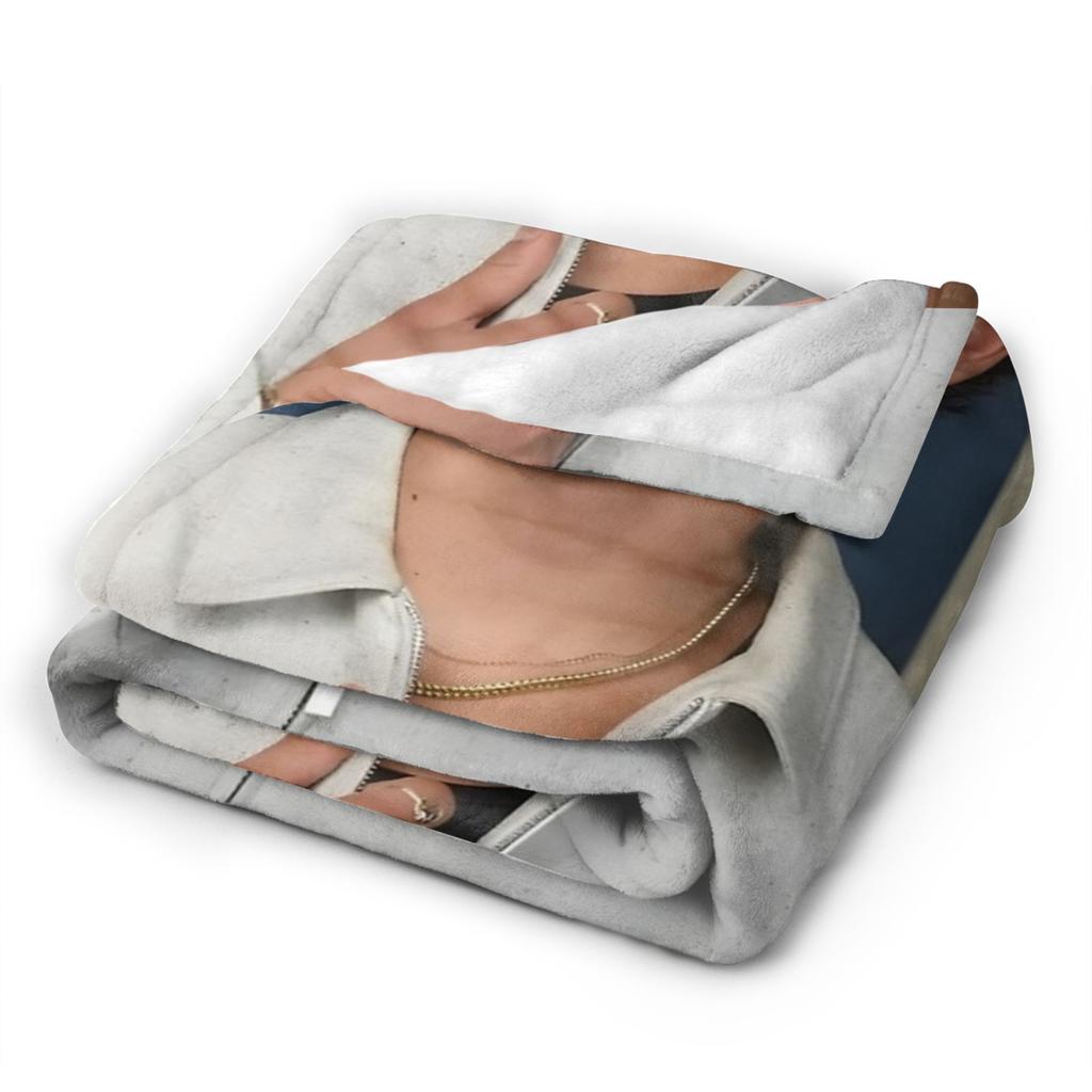 Malachi Barton Blanket Warm Cozy Fluffy Throw Blankets for Bed 50x60 Inch Multi-size Bedspreads