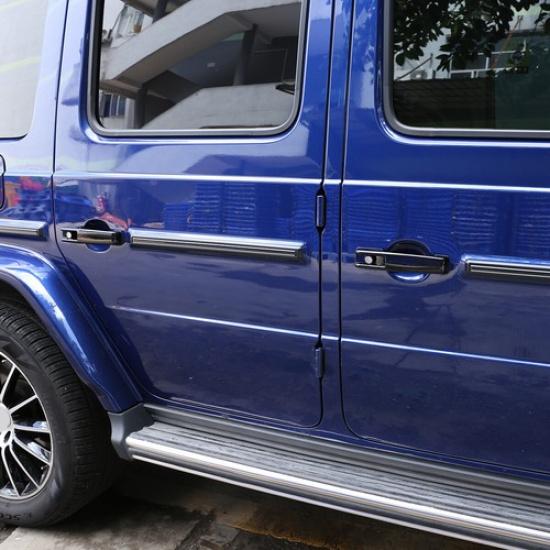 For Benz G Class W463 G350 -21 Glossy Black Car Door Grab Handle Cover Trim