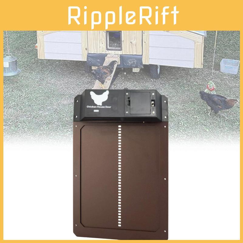 Light-sensing Automatic Chicken Coop Door For Effortless Poultry Care