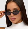 Retro Oval Small Frame Fashion Women Sunscreen Sunglasses European And American Trendy Personalized Sun Glasses Summer Glasses