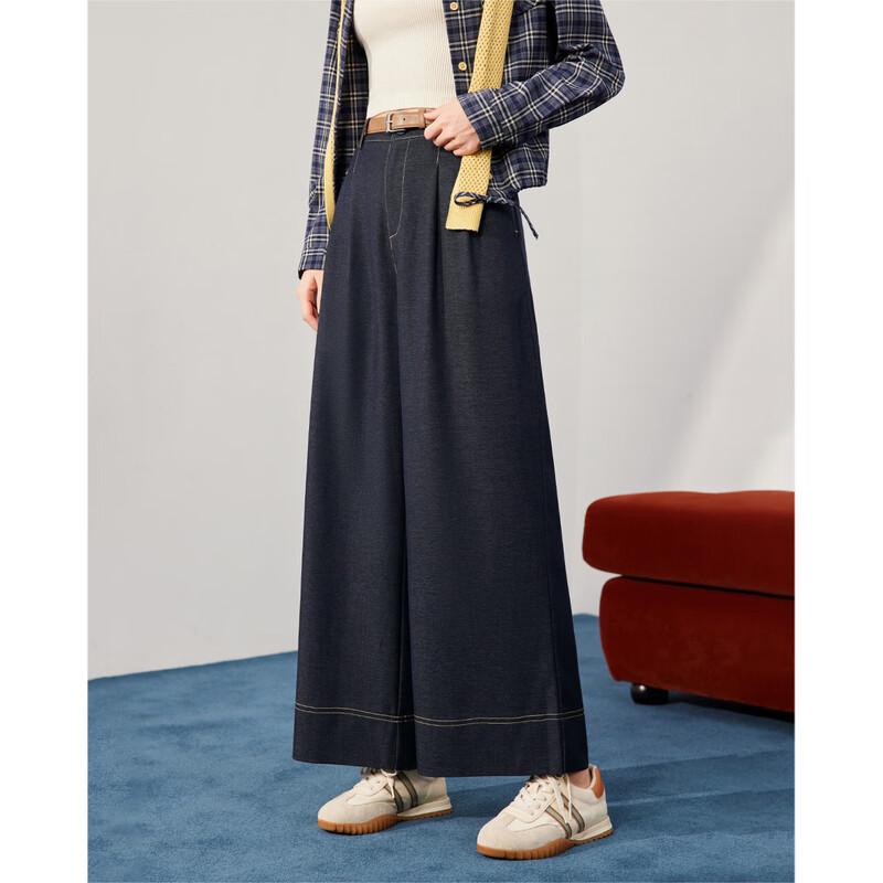 IEF 2025 Autumn Wide-Leg Commuter Pants