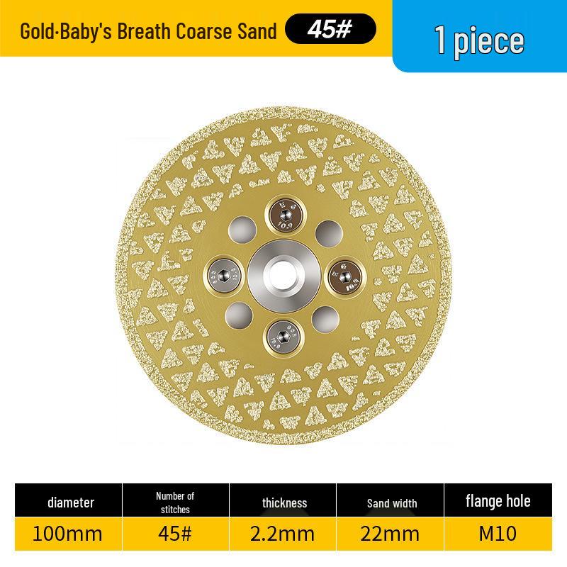 Double-Sided Diamond Angle Grinder Disc for Marble and Quartz Floor Renovation