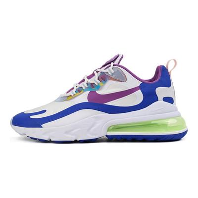 Nike Air Max 270 React Białe Jagodowe Królewskie Sneakersy Buty Casual CW0630-100