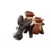 Purple Sand Tea Pet Donkey Decoration Household Tea Play Ornament Handmade Fortunate Flower Office Creative Decoration Crafts
