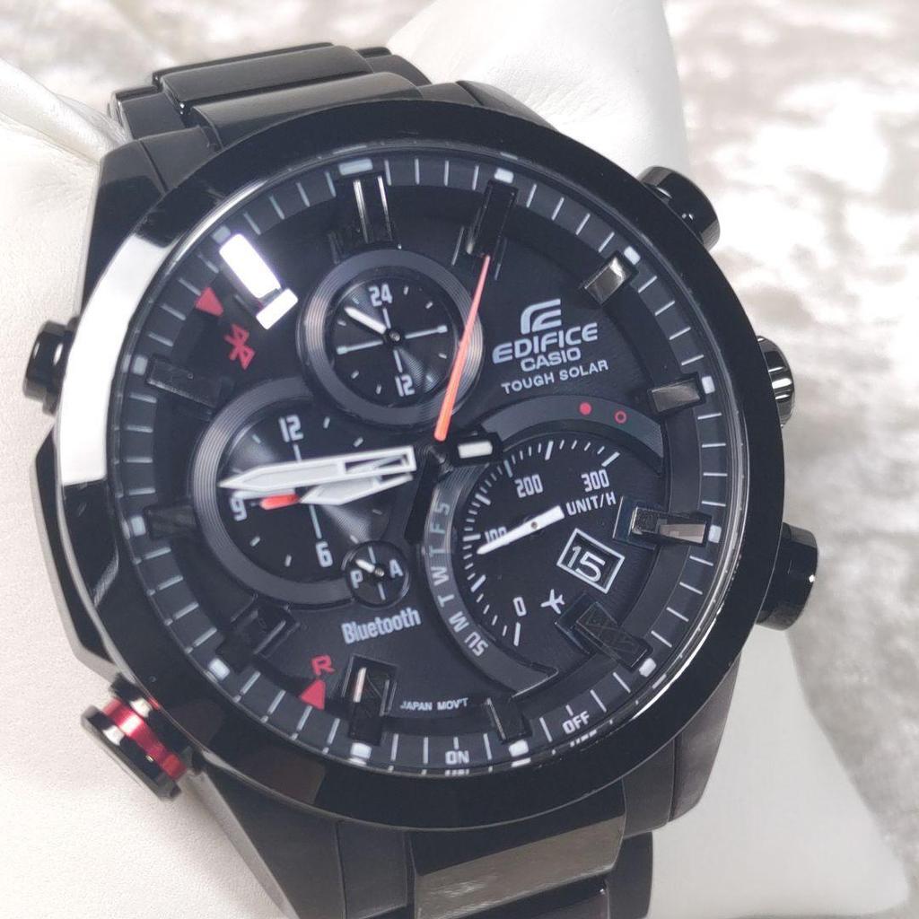 Used New Battery Rock Sports Casio Edifice with Box + Extra Piece