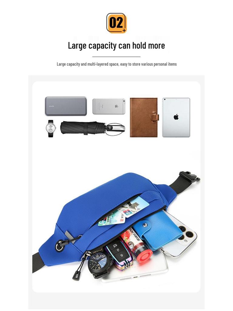 Unisex Solid Color Crossbody Chest Bag: Stylish, Versatile, Lightweight, Casual, and Ideal for Outdoor Sports.