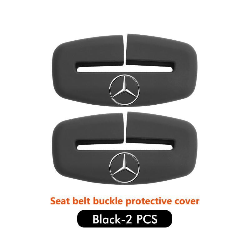

2pcs Car Safety Belt Protection Clip Seat Belt Lock Accessories For Mercedes Benz C180 C300 W124 W176 C200 C260 GLC CLE CLA AMG