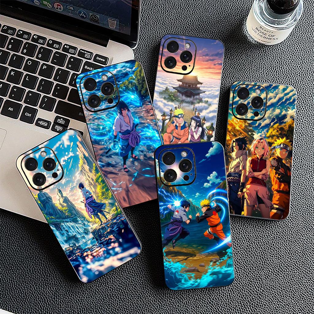 Narutos Uchiha Sasuke Phone Case for Apple iPhone 17 16 14 15 Plus Pro Max 16E ProMax + 15Plus 15+ 16+ Protective Cover