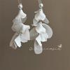 Yellow Petal Tassel Earrings - Bold Beach Vacation Flower Studs for Women, Super Hot & Beautiful Style 2025.