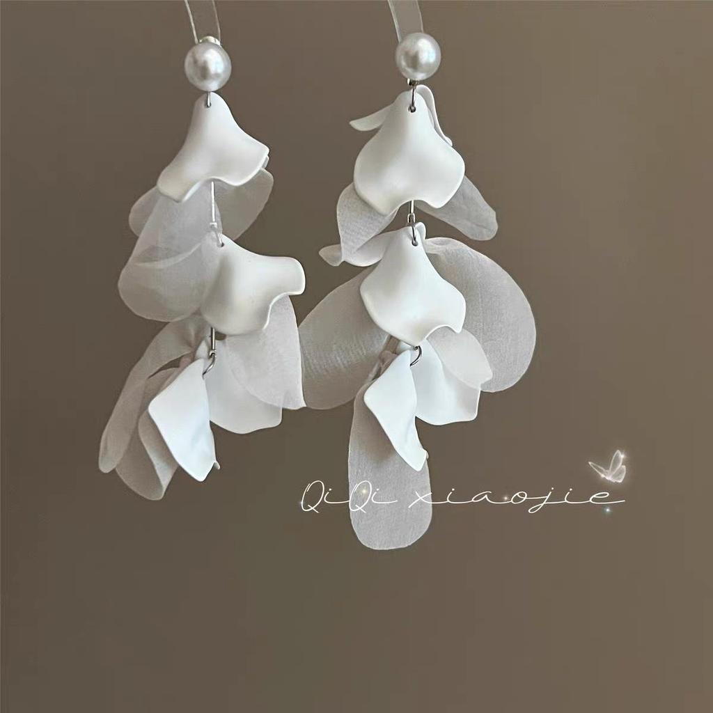 Yellow Petal Tassel Earrings - Bold Beach Vacation Flower Studs for Women, Super Hot & Beautiful Style 2025.