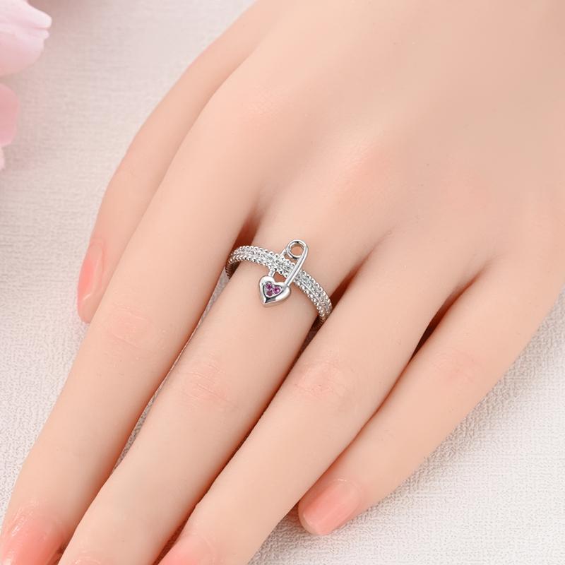 New 925 Silver Rings Firefly Hollow Rose Infinite Love Simple Ring for Women Wedding Engagement Party Jewelry Gift
