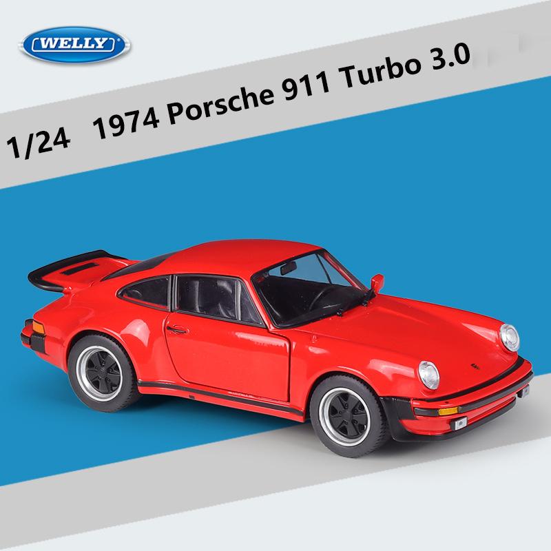 BIEN 1:24 Porsche 911 Turbo 3.0 1974 Alliage Voiture Moulée sous Pression & Véhicules Jouets Modèle de Voiture Modèle Réduit Voiture Jouet Pour Enfants
