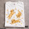 Golden Retriever Puppy Shirt, Cute Dog Lover Tee, Cottagecore Puppy Graphic Shirt, Vintage Golden Retriever Gift, Cozy Puppy Aesthetic Tee