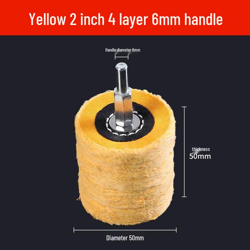 Thickened Polished Cloth Polishing Head for Metal and Acrylic, Tool Artifact