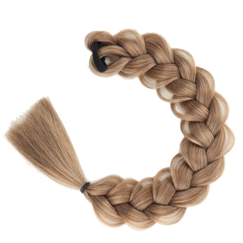 Elastic Band Handmade Braids Pony Tails Hair Band Twist Braid Hairpiece  Daily Use