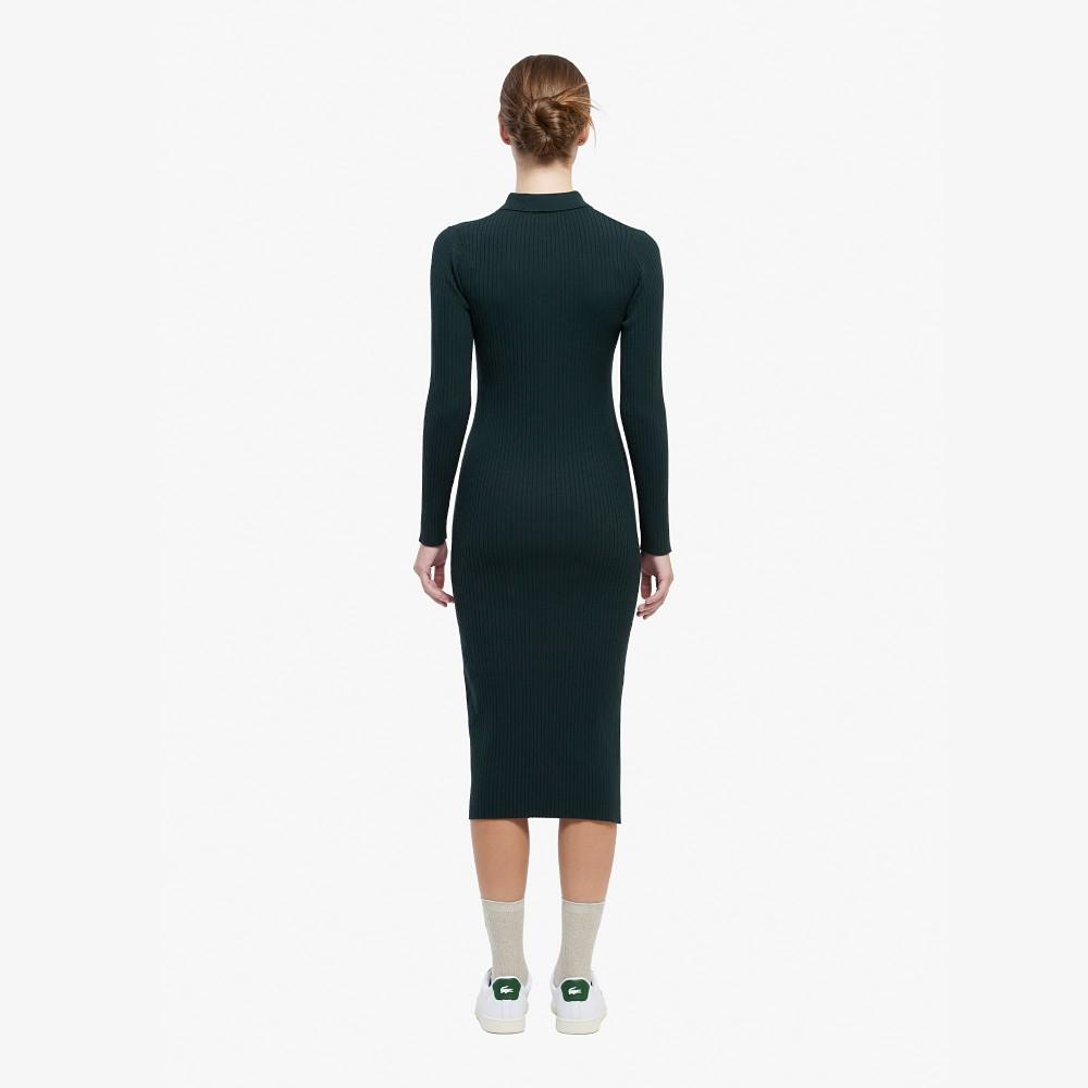[Lacoste] Women's Ribbed Collar Dress EF997E-55NYZP