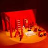 Montessori Wooden Toys Children Fire Station Police Station Simulation Toy Pretend Play Tools Construction Toy Motor Skills Kids