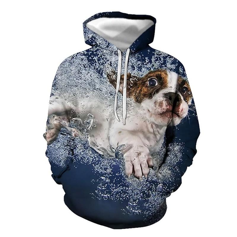 Support Multi Original 3D Digital Print Hoodie Couple Sweatshirt