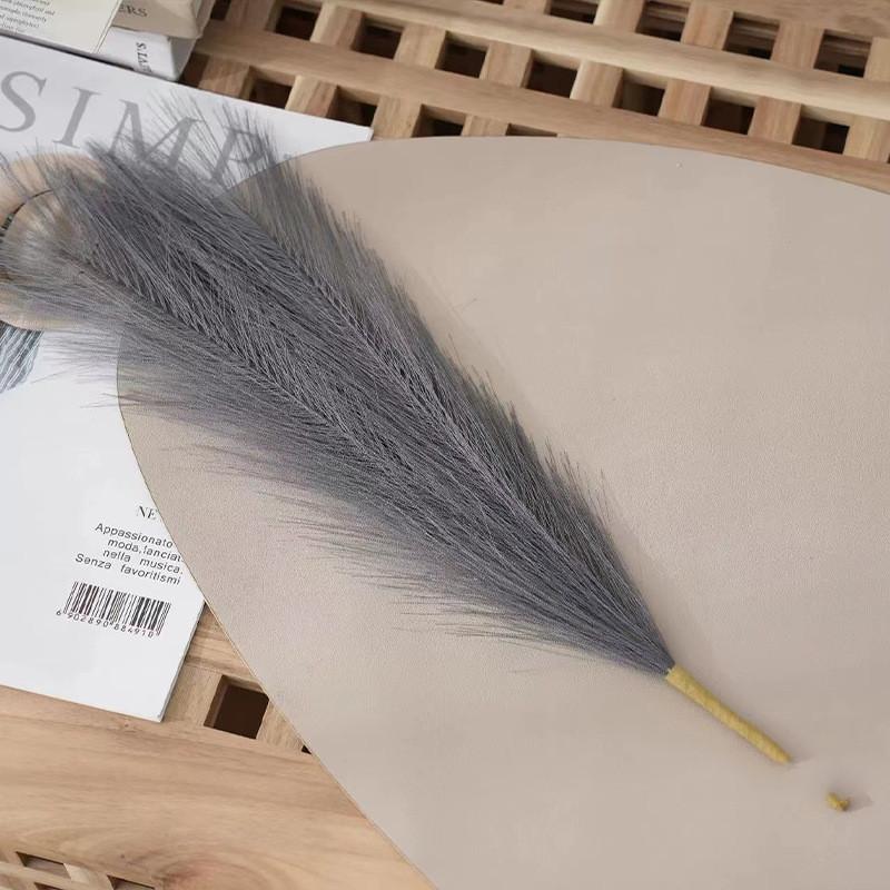 5Pcs 45cm Artificial Pampas Grass Bouquet Holiday Wedding Party Home Decoration Plant Simulation DIY Fake Flower Reed Boho