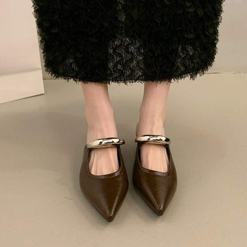 Fashion 2025  Spring Summer Women Mules Slippers Shoes Fashion Cover Toe Slip On Shoes Ladies Casual Street Style Wedges Heel Sandalias