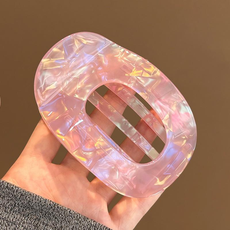 Subtle High-end Temperament Creative Curved Design Semi-circular Retro Grip Clip Daily Wear Ponytail Hairstyle Shark Clip