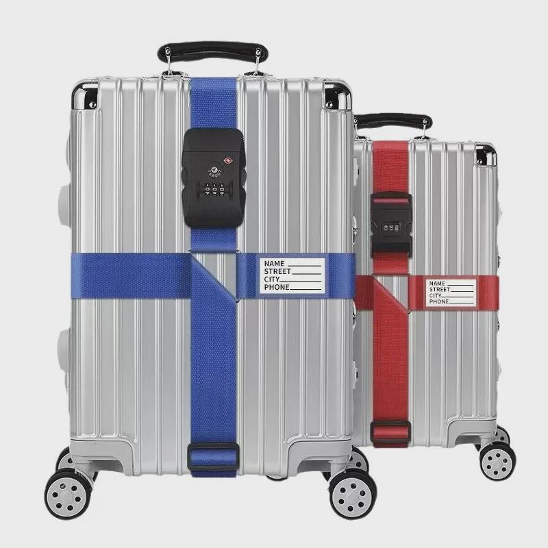 Cross Strap Suitcase Stabilizer: Secure Adjustable Travel Luggage Reinforcement