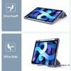 2022 iPad Protective Case for Apple Air 4/5 with Pen Slot, Hard Bottom Design, Anti-Bending, Suitable for iPad 9 and Pro 11.