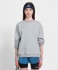 Minasu Track Volume Point Round Sweatshirt_Melange Gray
