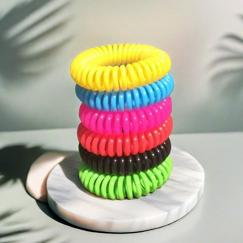 Adjustable Citronella Silicone Bracelet: Essential Oil Mosquito Repellent for Adults, Infants, and Children