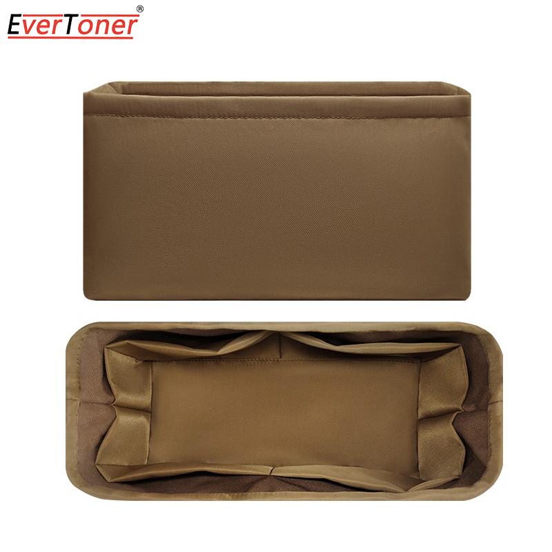 

EverToner Make up Organizer Insert Bag Portable Travel Inner Purse Cosmetic Bag Fit For BV Wallace Underarm Bag