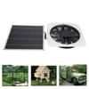 Solar Panel Fan Kit Solar Exhaust Fan 100W Solar Powered Panel with 10inch Round Fan for Greenhouse Shed Chicken Coop