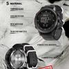 NORTH EDGE APACHE-46 Heren Digitale Horloge Buiten Sport Hardlopen Zwemmen Buiten Sport Horloges Hoogtemeter Barometer Kompas WR50M
