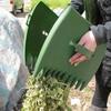 Outdoor Leaf Grabber Garden Plastic Rake, Leaf Collection Tool, Yard Leaf Scoop, Lightweight Durable Garden Cleaning Tool