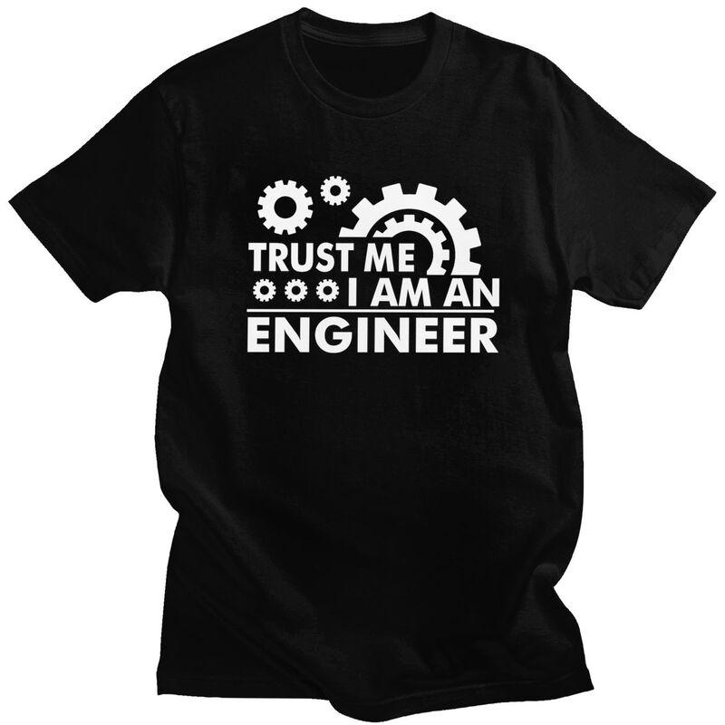 

Custom Fashion Trust Me I Am An Engineer T Shirt Men T-shirt Streetwear Tee Tops 100% Cotton Slim Fit Tshirt Gift - Men s Sum... S разноцветный