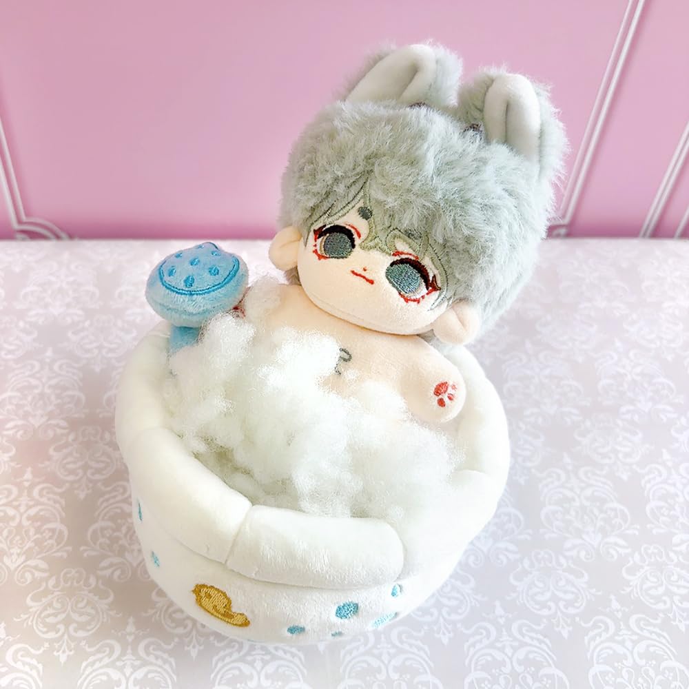 Bathtub with Shower Head for Plush Toys (10cm), Plush Clothes, Kigurumi Accessories, Otaku Activities, Doll Mascot, K-Pop Doll Costume [Used]
