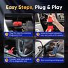 Autel 7 Pin OBD1 To OBD2 Adapter Cable For Ford, 7Pin OBD1 To 16 Pin OBD2 Diagnostic Cable, Fit For Ford Vehicles With 7Pin Port, Work With Scan Tool