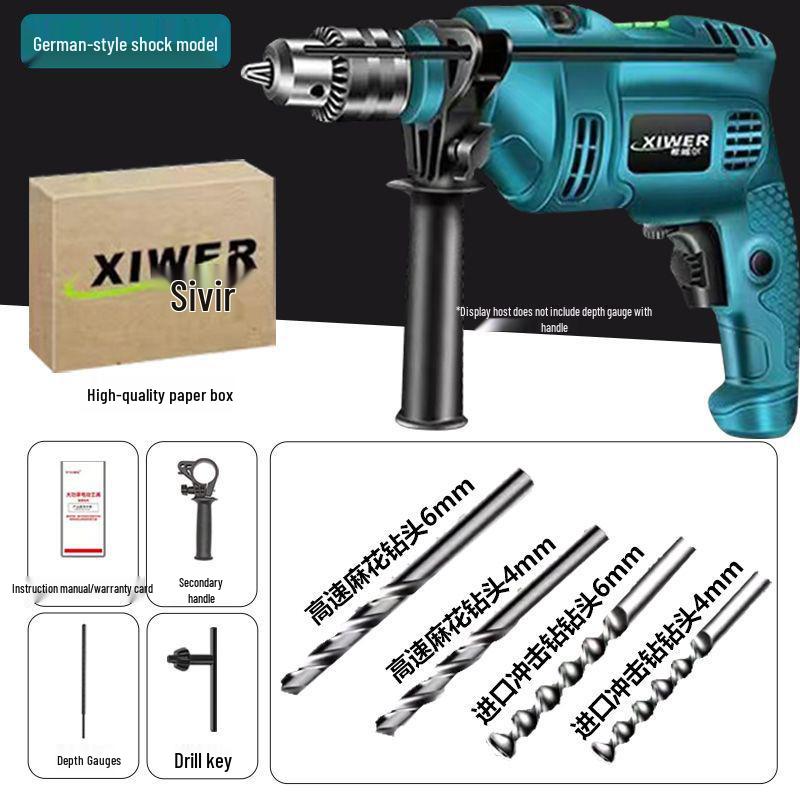 Handheld Electric Drill & Power Tool Set for Home Use