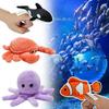 Finger Marine Animal Plush Toy Cartoon Stuffed Doll Room Decoration Kids Gift