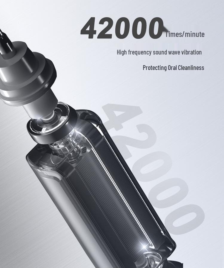 Cross-Border S100 Electric Toothbrush with 8 Heads, 5 Modes, Portable Case & Induction Charging