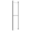 4 Piece White Folding Screen 200 x 220 cm Fabric
