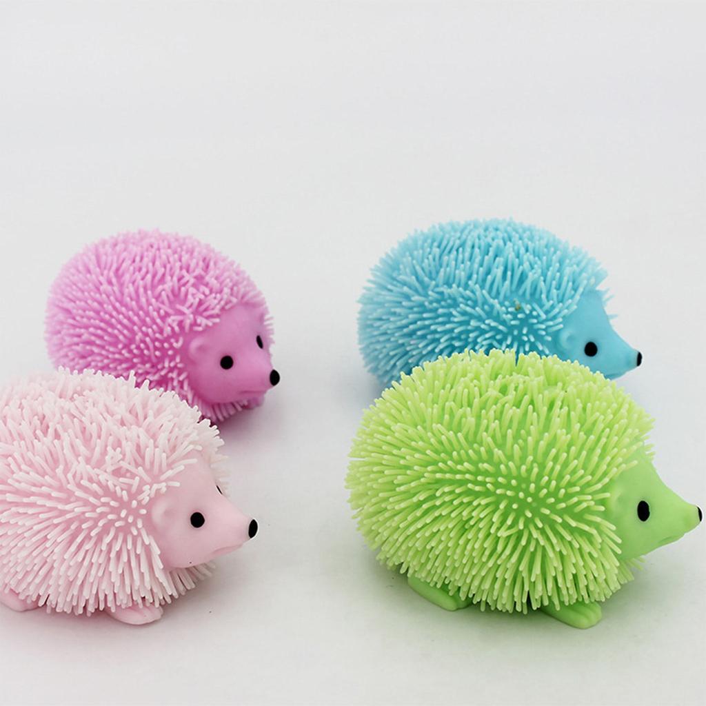 Creative Squeezing Children's Decompression Toy Doll, Small Hedgehog Ball Flash Squeezes Toy