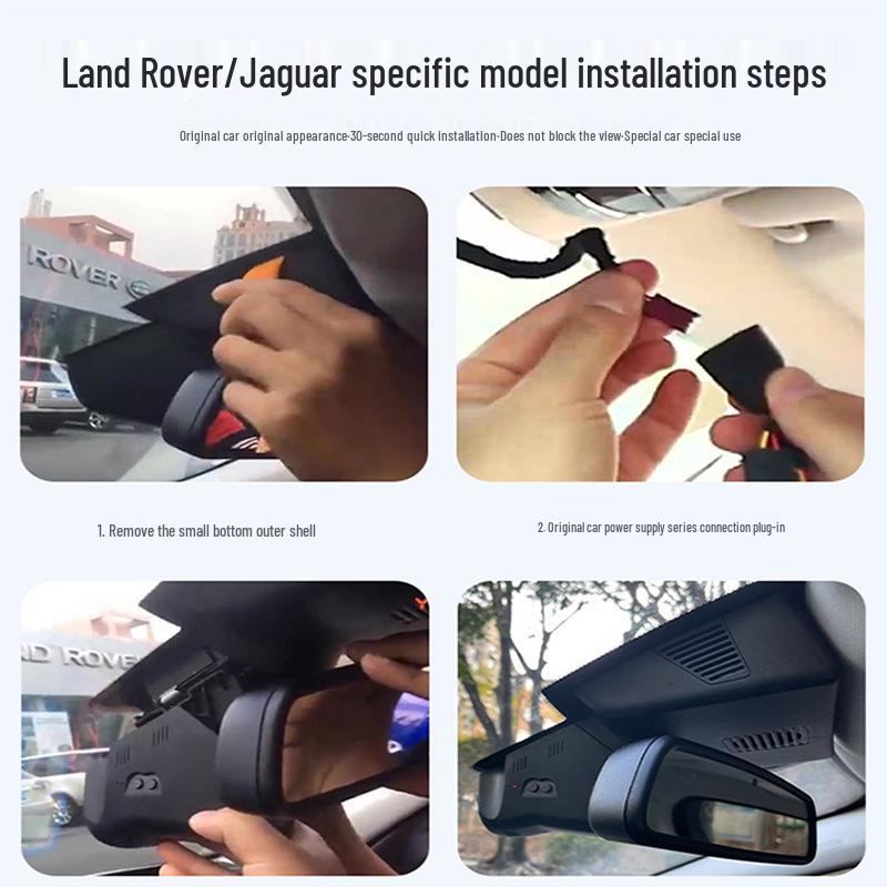 Jaguar XEL/XF/XJ Dashcam: Wireless, HD Night Vision & Dual Recording