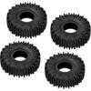 1.0 Tires - MS6 MPRO Pin Tires for TRX4M SCX24 FCX24 AX24 1/24 1/18 RC Crawler, 0.79/2.36/R1.0, #M1002