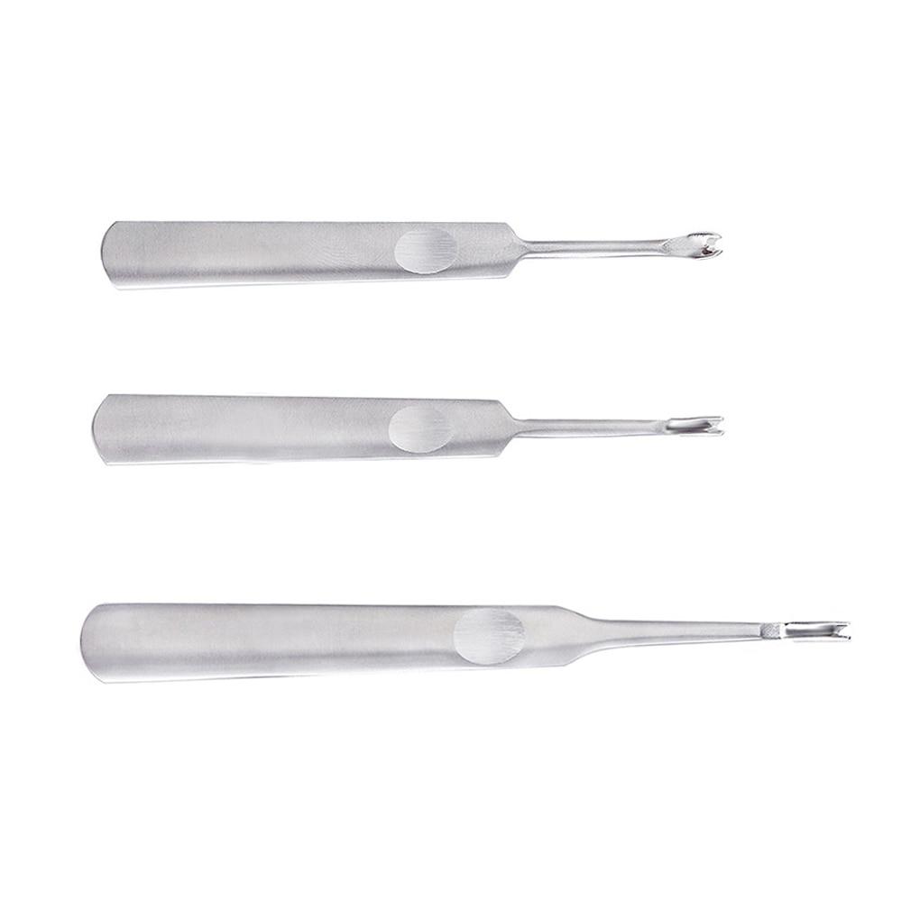 1pcs/3pcs DIY Hand Stitching U+V Shaped Groover Skiving Edge Beveler Tool Kit Leather Craft Making Kit