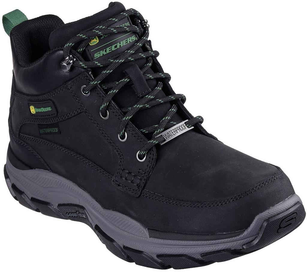 Skechers Respected Landin Boots In Black