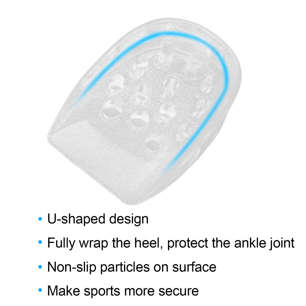 Heel Cups Height Increase Heal Dry Cracked Heels Pain Relief Cellular Cushioning Insoles