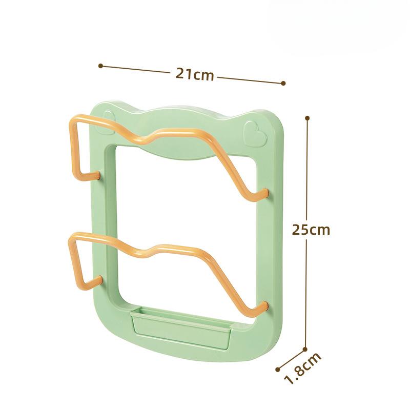 

Несверлящая кухонная полка для хранения Многофункциональная подставка для разделочных досок Подставка для лопаток Green grass green