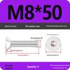 Complete Set of 304 Stainless Steel Countersunk Hex Socket Cap Screws, Flat Head Bolts, and Machine Screws (M2-M10)