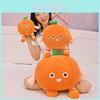 Cute Orange Plush Toy Pillow Soft Cartoon Fruit Cushion For Kids And Adults